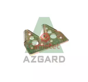 Сегмент жниварки подвійний, великий зуб JOHN DEERE 600 серія (Cametet), Сегмент жниварки подвійний, великий зуб JOHN DEERE 600 серія (Cametet),